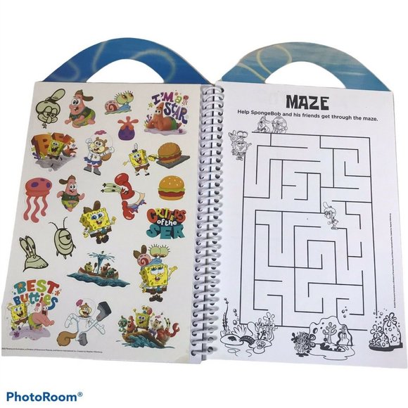 Nickelodeon The Spongebob Movie Sticker Travel Book - Picture 11 of 12